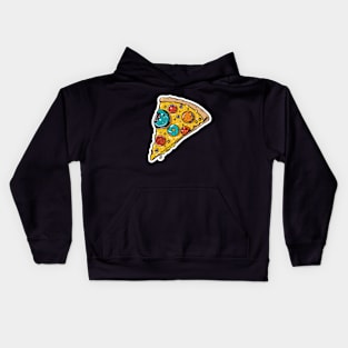 Pizza Slice of the Cosmos Kids Hoodie